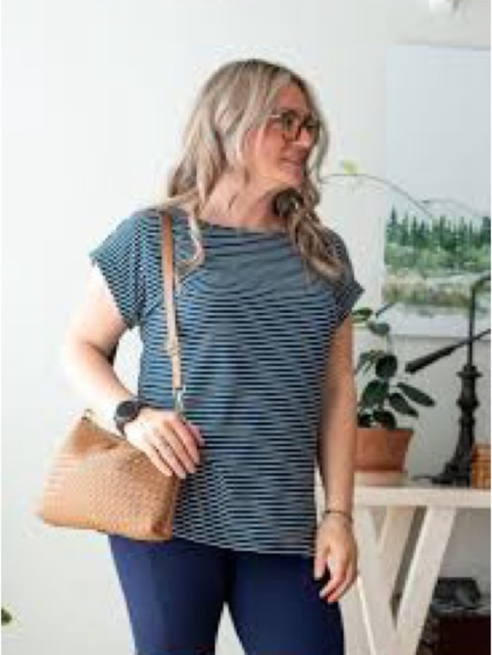 Buttercream clothing cuff tee - grey
